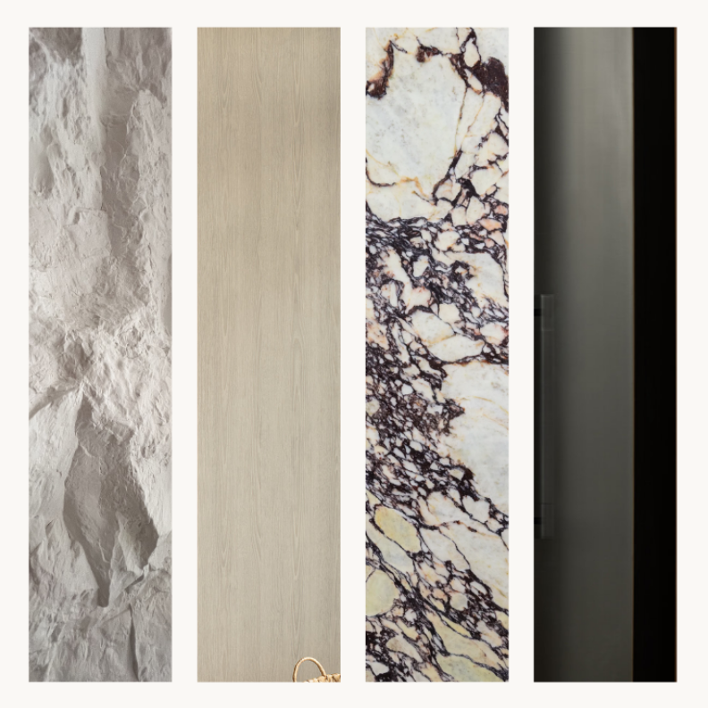 Material flat lay